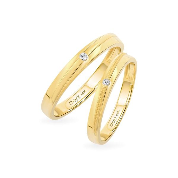 Nhẫn cưới đẹp, BST nhẫn cặp kim cương, vàng 14K/18K/24K – DOJI Gold & Gems Group